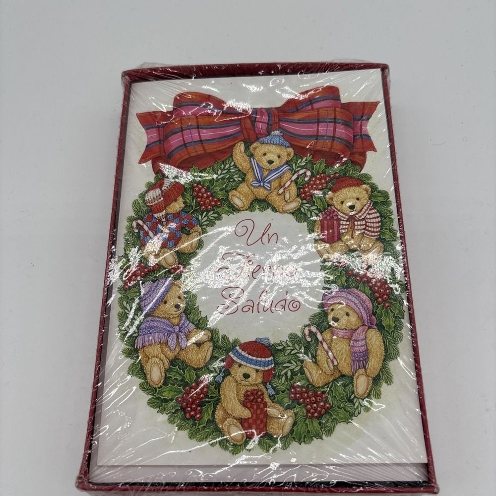 Vintage‎ Hallmark Christmas Cards 5 X 7 1/2". Message In Spanish. New !